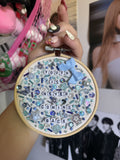 youth is never coming back BTS HYYH inspired beaded embroidery