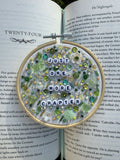 just one more chapter - bookish beaded embroidery