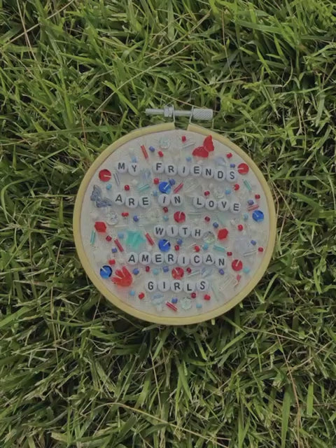 harry styles american girls beaded embroidery